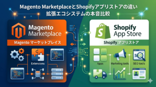Magento MarketplaceとShopifyアプリストアの違い——拡張エコシステムの本音比較