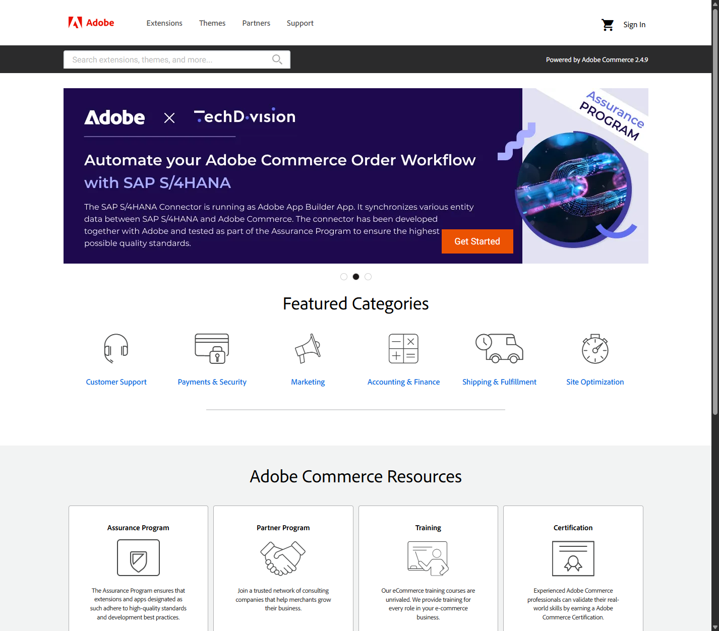 Adobe Commerce Marketplace