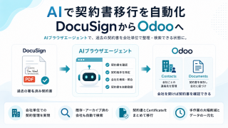 DocuSignからOdooへ過去契約書を移行した実録記事のメイン画像