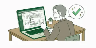 マイページで納入予定日や請求情報を確認する取引先