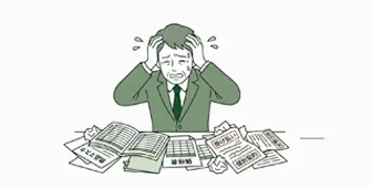 注文履歴がExcelや個人PCに分散している状態
